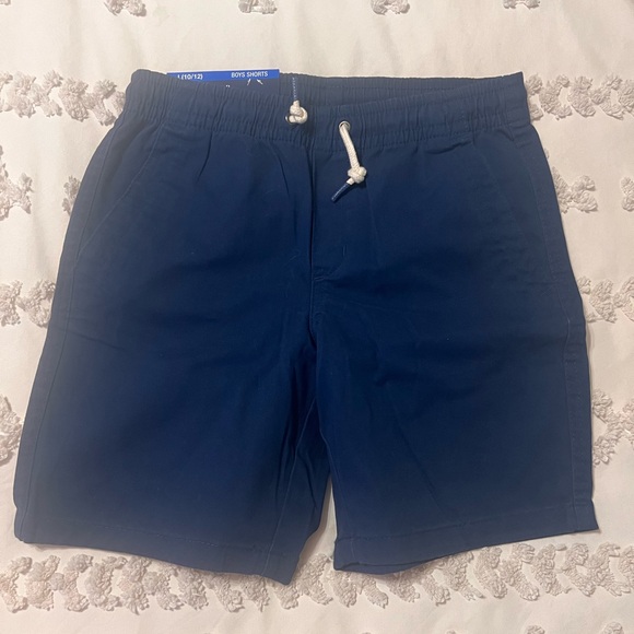 NWT Gap Kids Boy’s Size 12-14 School Uniform Shorts Navy Blue Casual Bottoms - Picture 1 of 8